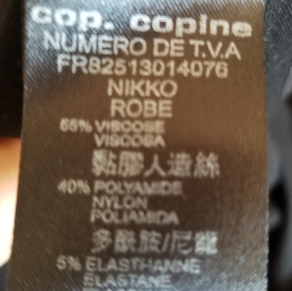 CopCopine Retro-Mod Blk A-line Dress - Picture 7 of 8